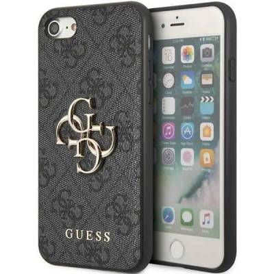 GUESS Кейс Guess GUHCI84GMGGR за iPhone 7/8/SE 2020/ 2022, сив / сив, твърд, 4G Big Metal Logo (GUE002665-0)