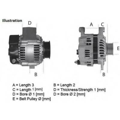 LUCAS ELECTRICAL Alternátor LUE LRA02348