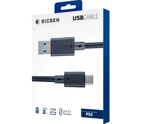 BigBen PS5USBCCABLE3M USB, 3m