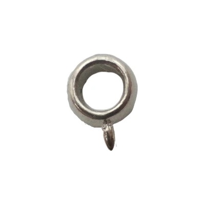 Ozdobný kroužek s očkem pokov platina 8x5mm