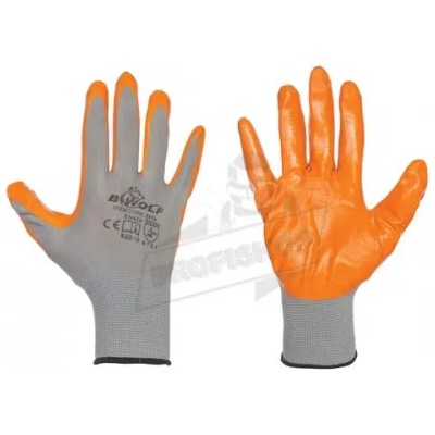 B-Wolf Работни ръкавици hold | Сиво, 610200 (610200)