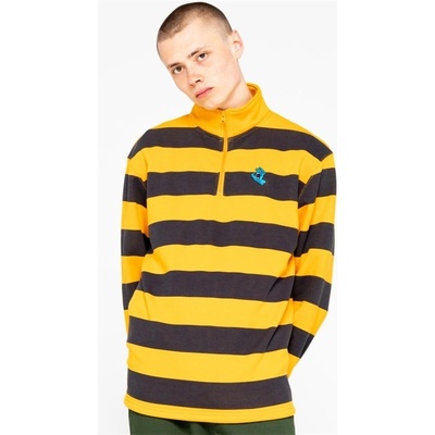 SANTA CRUZ mikina Mini Screaming Hand 1/4 Zip Mustard MUSTARD