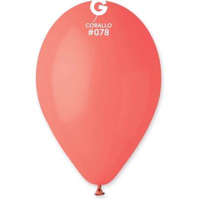 Svet balonku Balónik pastelový korálový 26 cm