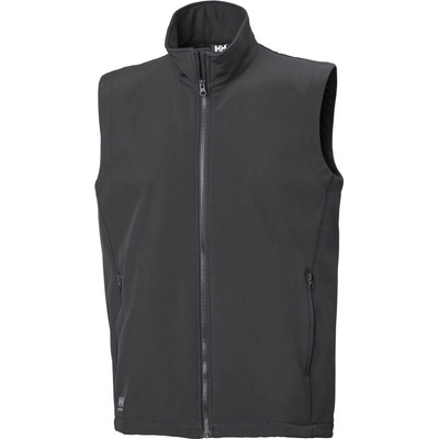 Helly Hansen Manchester 74086 pánska 3-vrstvová softshellová vesta ebony