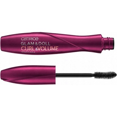 Catrice Glam and Doll Curl and Volume Mascara řasenka Ultra Black 10 ml