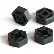 DF models Plastové unašeče kol 4 ks pro Z06 Evolution 3120 DF Models / 144001 WL Toys