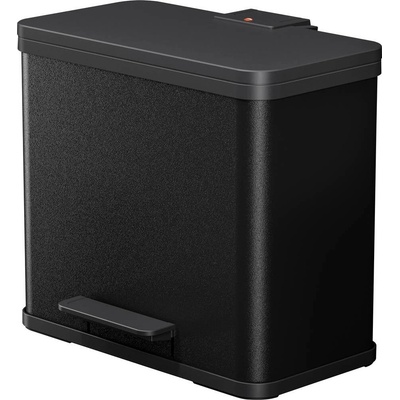 Hailo öko trio plus L 6332600 odpadkový kôš, 27 l, ocelový plech, čierna