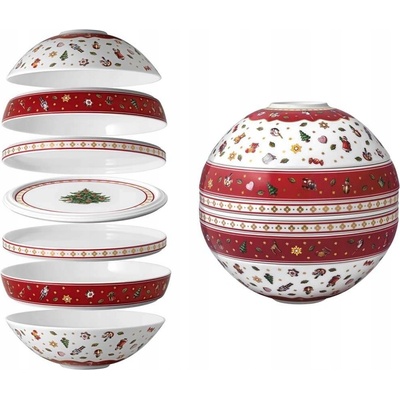 Villeroy & Boch Vánoční jídelní sada pro dva La Boule Toy´s Delight 7 ks – Zboží Dáma