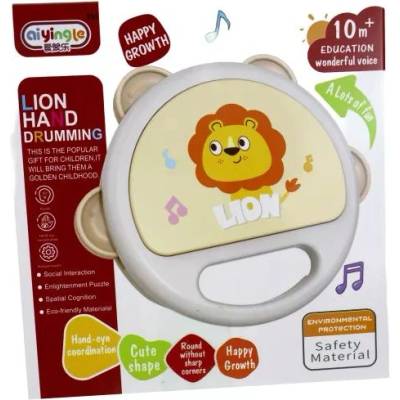 Man Yuk Toys Бебешки барабан за удряне с ръка - 12 см (368-32)