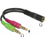 Delock 3.5mm Jack-2x RCA Converter F/M 65459
