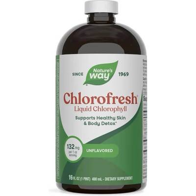 Nature's Way Chlorofresh Liquid Chlorophyll, неовкусен, 473 ml, Nature’s Way (3502)