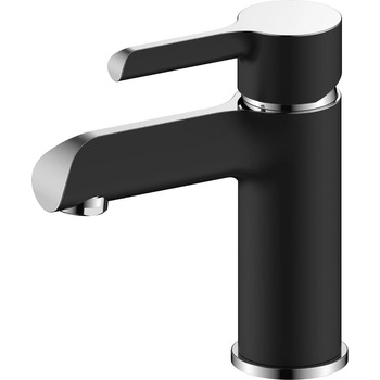Roca Dalia смесител за умивалник, черен гланц/хром (WQ3W13400170004)