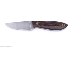 Brisa Bobtail 80-Bison micarta 12C27 Flat Sheath Bobtail 80 Leather BRS