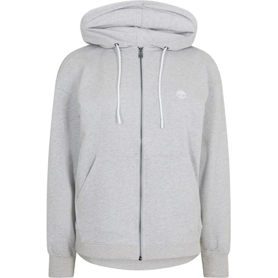 Timberland Суичър Timberland Women's Full Zip Loop Back Zip Hoodie - Light Grey Hthr