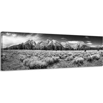 Obraz na plátne Panoráma, TETON MOU , 158x46cm
