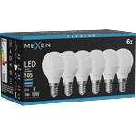 Mexen Nova 6x LED крушка E14, G45, 1W, Студена - 6500K, 105 lm - L101-E14-0165-01x06 (L101-E14-0165-01x06)