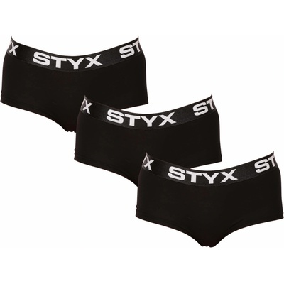 Styx 3PACK dámske nohavičky s nohavičkou (3IN0960) čierne