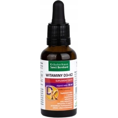Sanct Bernhard Vitamín D3+K2 kvapky 30 ml