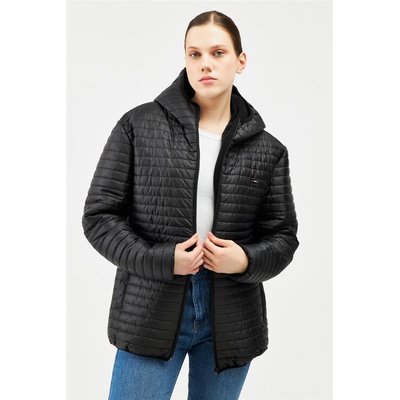 River Club Дамско водонепромокаемо яке с качулка и външни джобове dbm-101 - Черно #408140 (408140_Черно)