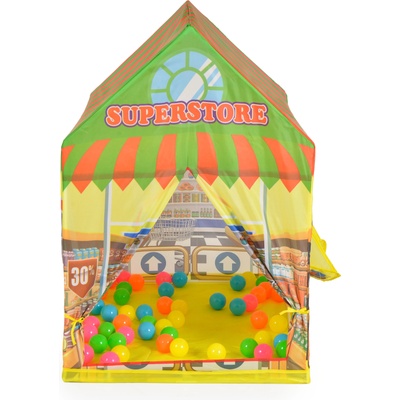 Moni Детска палатка за игра Moni Toys - Супермаркет с 50 топки (111575)