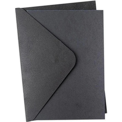 SIZZIX Přáníčkový základ a obálka - BLACK
