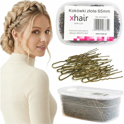 Vlásenka do vlasů xhair 500 ks zlatá