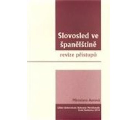 Slovosled ve španělštině