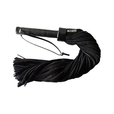 ROUGE Long Suede Flogger Leather Handle Black