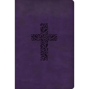 KJV Rainbow Study Bible, Purple Leathertouch: Ribbon Marker, Color-Coded Text, Smythe Sewn Binding, Easy to Read Bible Font, Bible Study Helps, Full-C | Holman Bible Staff (ISBN: 9781087722054)