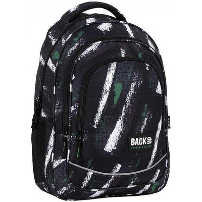 BACK UP Ученическа раница BACK UP - White lines (44901)