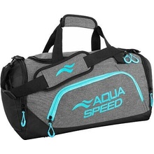 Aqua-Speed Duffle Bag M sivá-tyrkysová 34l