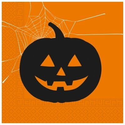 Procos Ubrousky papírové EKO Halloween dýně 33x33cm 20ks