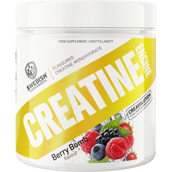 Swedish Supplements Creatine Engine | with Creavolution Micronized Creatine [300 грама] Berry Bomb