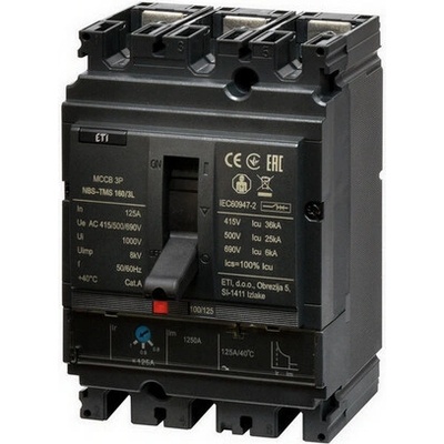 ETI NBS-TMS 160/3L 125A 3P 004673008