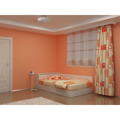 DST Легло за матрак 120/190 Prista-dst, бял дъб