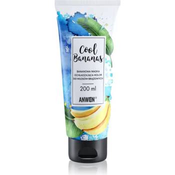 Anwen Cool Bananas Възстановяваща цветна маска за кафяви и тъмни нюанси на косата 200ml