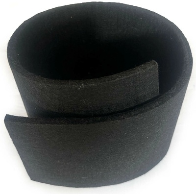 Technický filc 8 mm, farba čierna, metráž 160 cm
