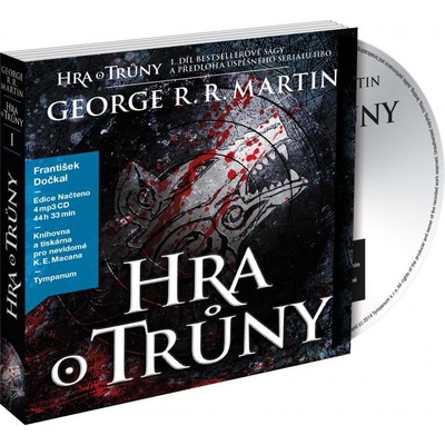 Hra o trůny : Píseň ledu a ohně Kniha první - George R. R. Martin - 4CDmp3