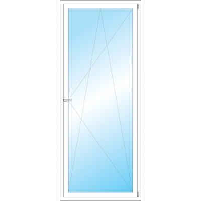 OKNA HNED Plastové okno 94x233 cm (940x2330 mm) bílé otevíravé a sklopné pravé
