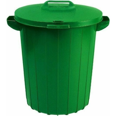 NoName Odpadkový koš Nádoba na odpad 90 l zelená [313|60]