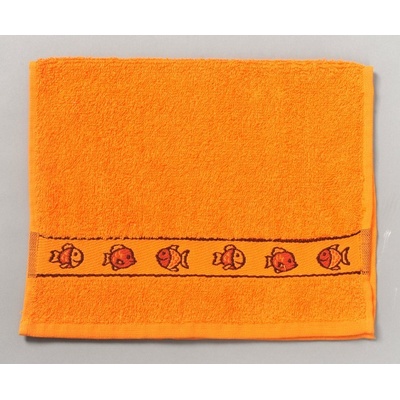 Profod Kids Dětský ručník 30 x 50 cm oranžový ryby 2270 – Hledejceny.cz