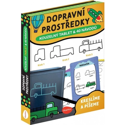Ella&Max Kouzelný tablet & 40 návodů - dopravní prostředky
