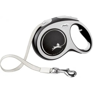flexi Автоматичен повод Flexi New COMFORT L ЛЕНТА - ЧЕРЕН, 5 м за кучета до 60 кг NOBBY Germany 04372
