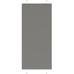 vidaXL Плисирана щора Антрацит 90x200 cm Ширина на плата 89, 4 cm (4015107)