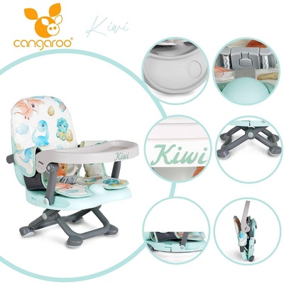 Cangaroo Детски повдигащ стол за хранене Kiwi-Dinos (109518)