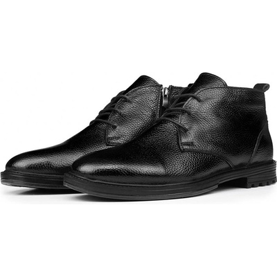Ducavelli Мъжки боти от естествена кожа - Черни #316899 (316899_Черно)