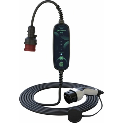EcoVolter II smart prenosný wallbox 11kW 3x16A 6,5 m APP kábel typ2 EcoVolter II 3x16A-6,5 m