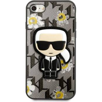 KARL LAGERFELD Гръб Karl Lagerfeld Ikonik Flower Case за iPhone 7/8/SE2020/SE2022 - Сив