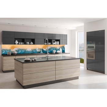 DIMEX ART s. r. o Фототапет за кухня - син океан 350 x 60 см