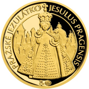 Česká mincovna Zlatý dukát Pražské jezuliatko proof 3,49 g